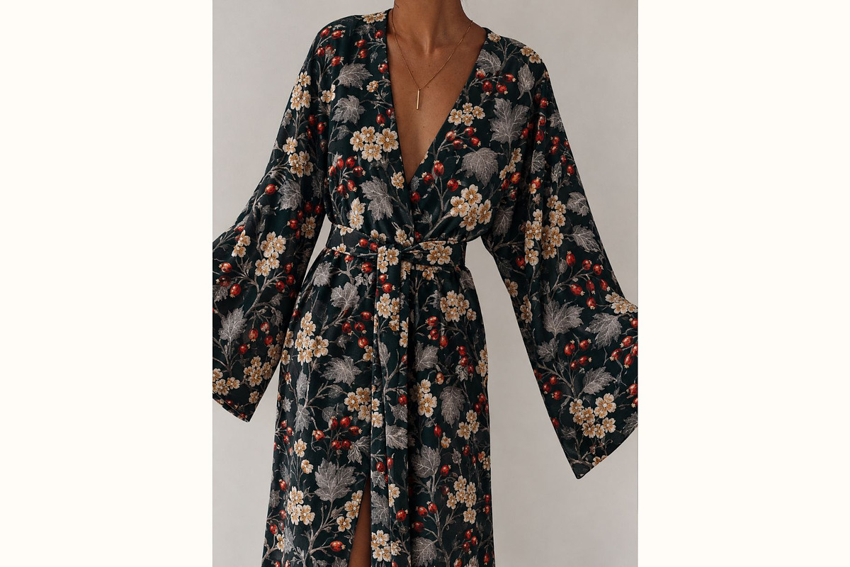 Midnight Hawthorn Vintage Pattern, a Pattern Graphic by MouseGrey (Photo 7 of 8)