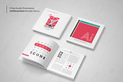 Square Book Mock-Up Set, a Books & Magazine Mockup by PuneDesign (Thumbnail 8 of 11)