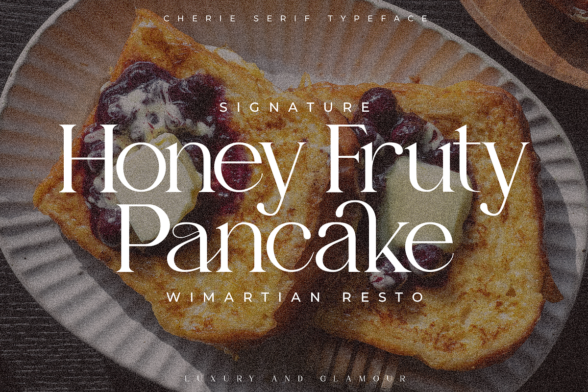Cherie | Classic Modern Serif, a Serif Font by Pentagonistudio (Photo 4 of 11)