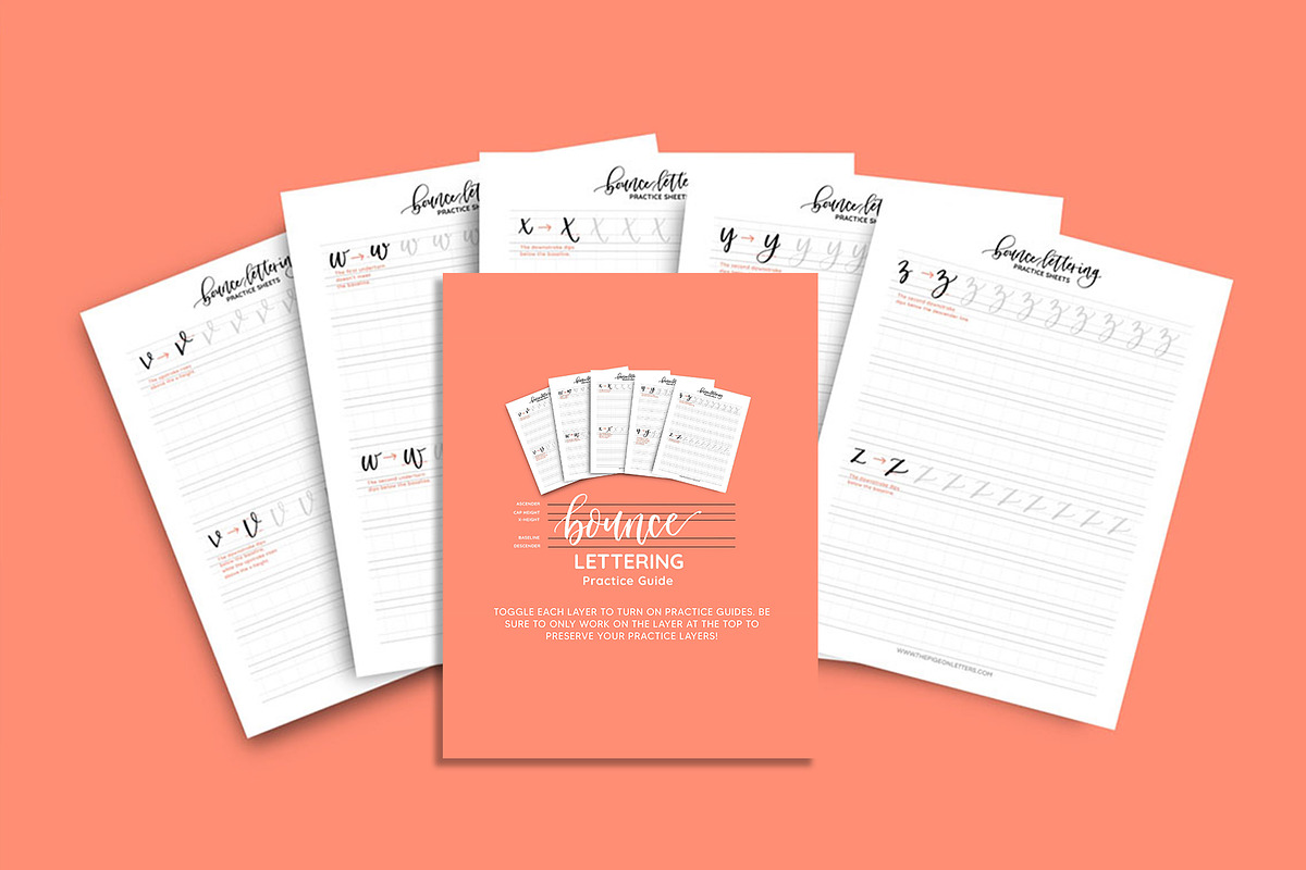 25 Brush Procreate Lettering Bundle, a Brush Add-On by The Pigeon Letters (Photo 7 of 12)