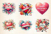 HAPPY VALENTINE'S DAY, an Illustration by DreamArtGraphic (Thumbnail 4 of 6)