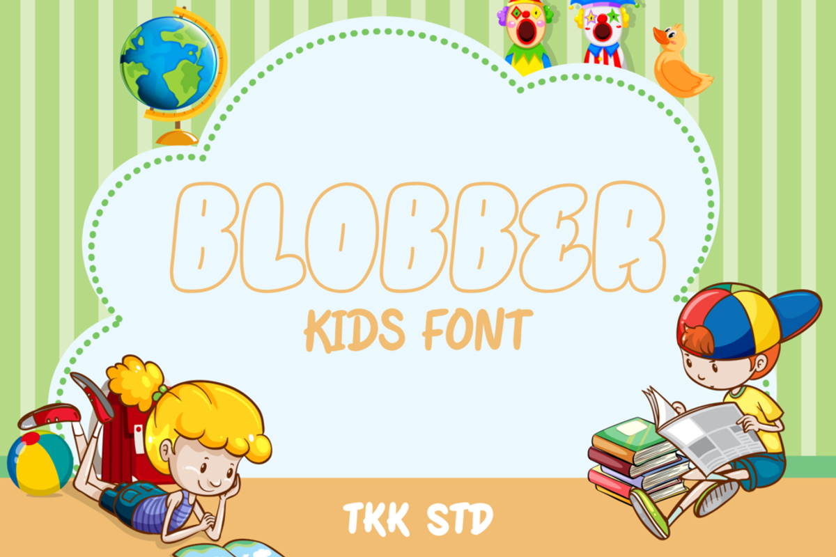 Kids Font Bundle V1 - SALE, a Sans Serif Font by tokokoo (Photo 7 of 25)