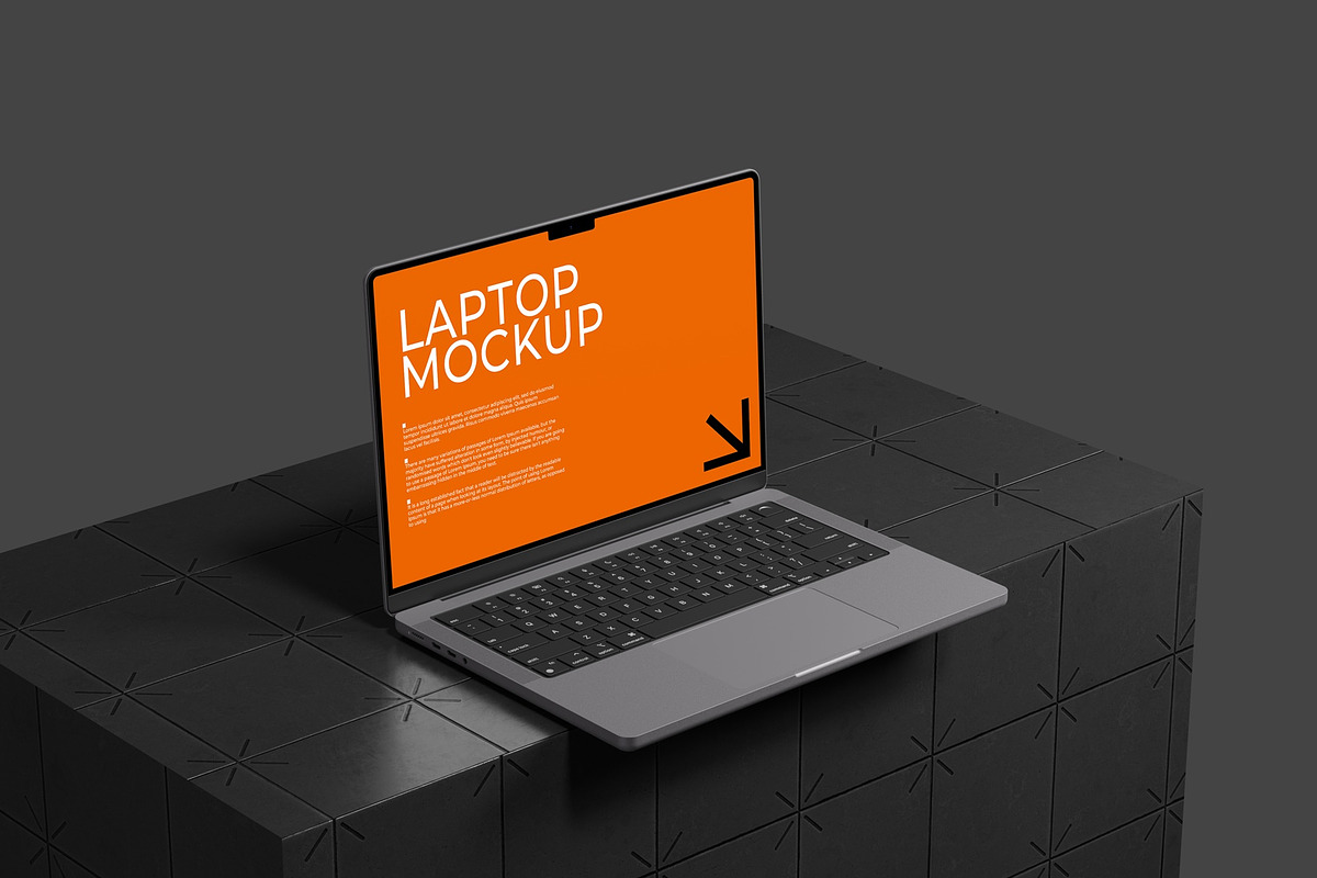 Laptop Mockup, a Mac Mockup by Lxadesign (Photo 2 of 13)