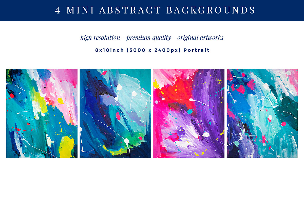 Bright Abstract Backgrounds, a Texture Graphic by Carla Fern Designs (Photo 4 of 10)
