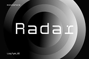 Radar Monospace Font, a Font by Logy (Thumbnail 1 of 6)