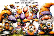 Whimsical Spring Clipart Bundle, an Illustration by designcity5 (Thumbnail 1 of 5)