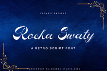 Rocha Swaty - Retro Script Font