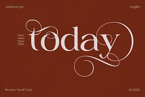 Nogifle Beauty Serif Font