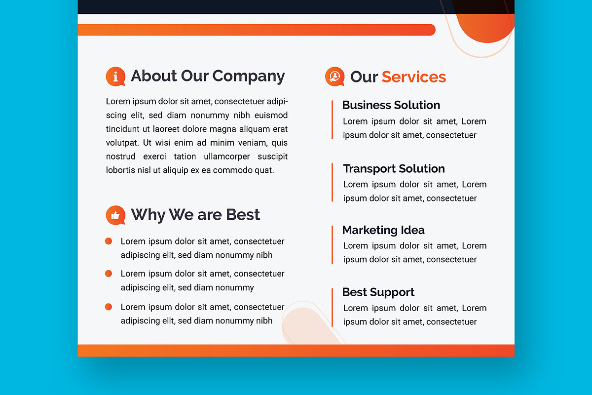 Creative Flyer Layout, a Flyer Template by MightyDesign (Photo 3 of 8)