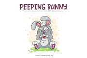 Set of Easter Bunny Image 01.T-Shirt, an Animal Illustration by KENO Mascots (Thumbnail 3 of 7)