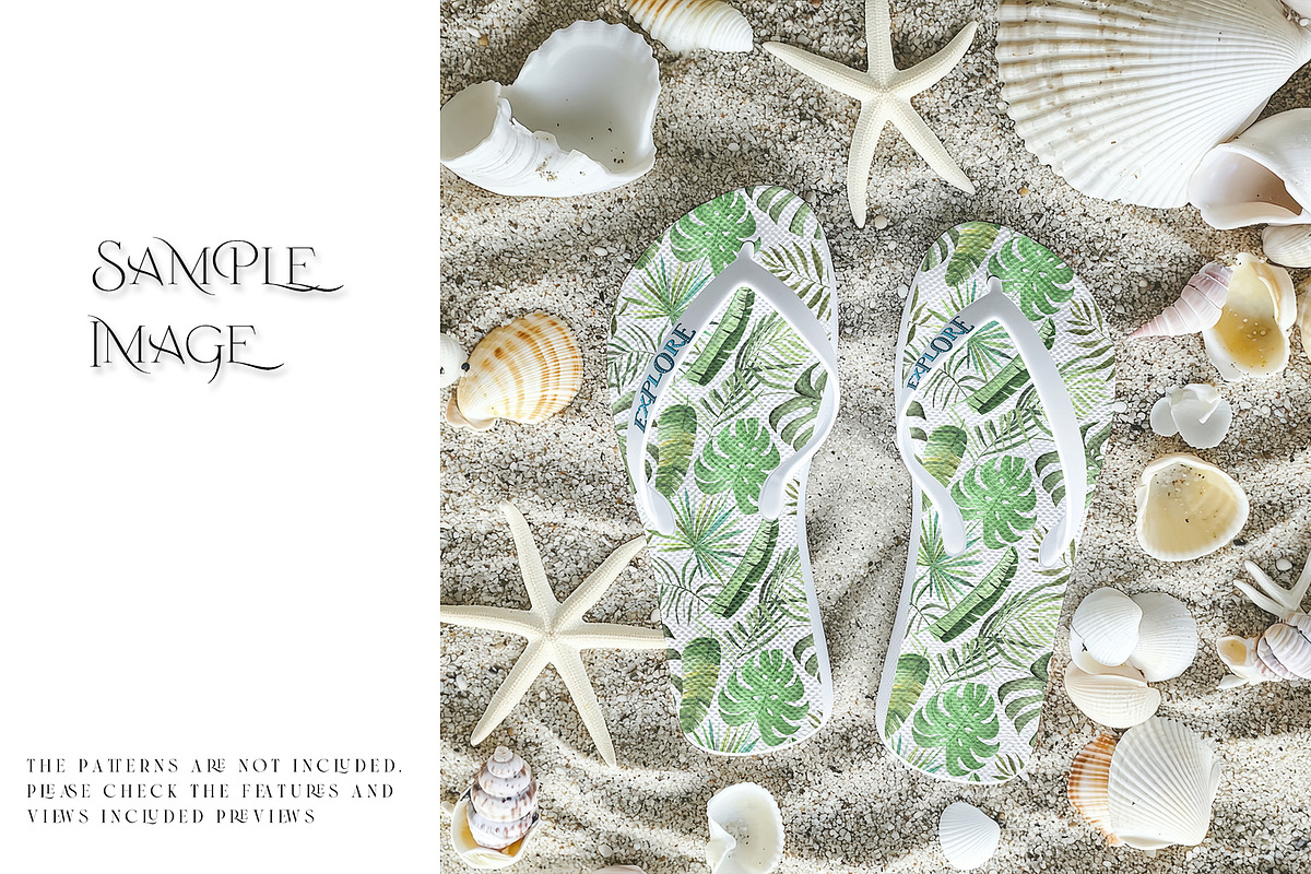Flip Flops PNG & PSD Mockups, a Product Mockup by mock-ups (Photo 8 of 14)