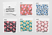 Abstract Flowers Seamless Patterns, a Pattern Graphic by Kotulska (Thumbnail 2 of 9)