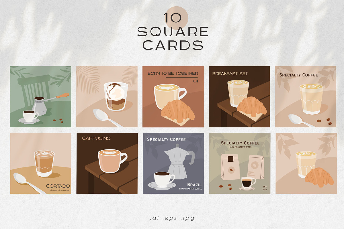 Coffee Lover - Art Posters & Clipart, a Decorative Illustration by millering (Photo 4 of 11)