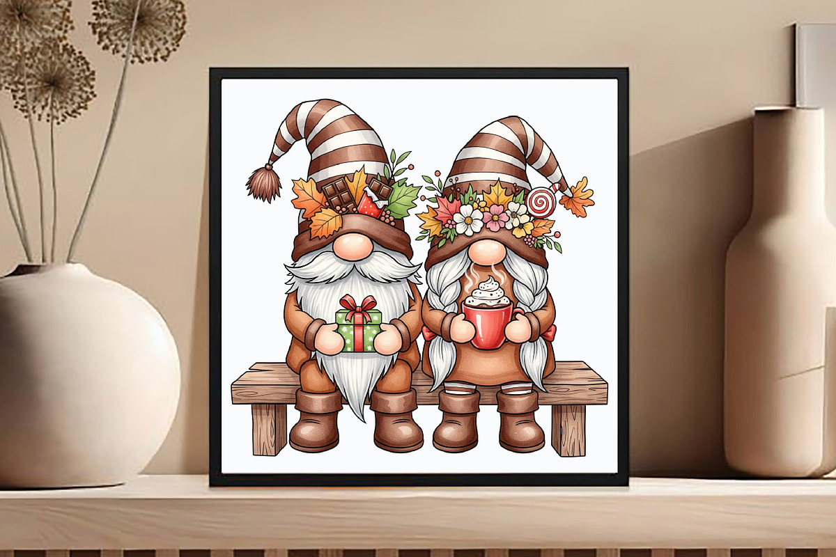 Christmas Peeking Reindeer Clipart P, an Illustration by DreamCafeArt (Photo 6 of 7)