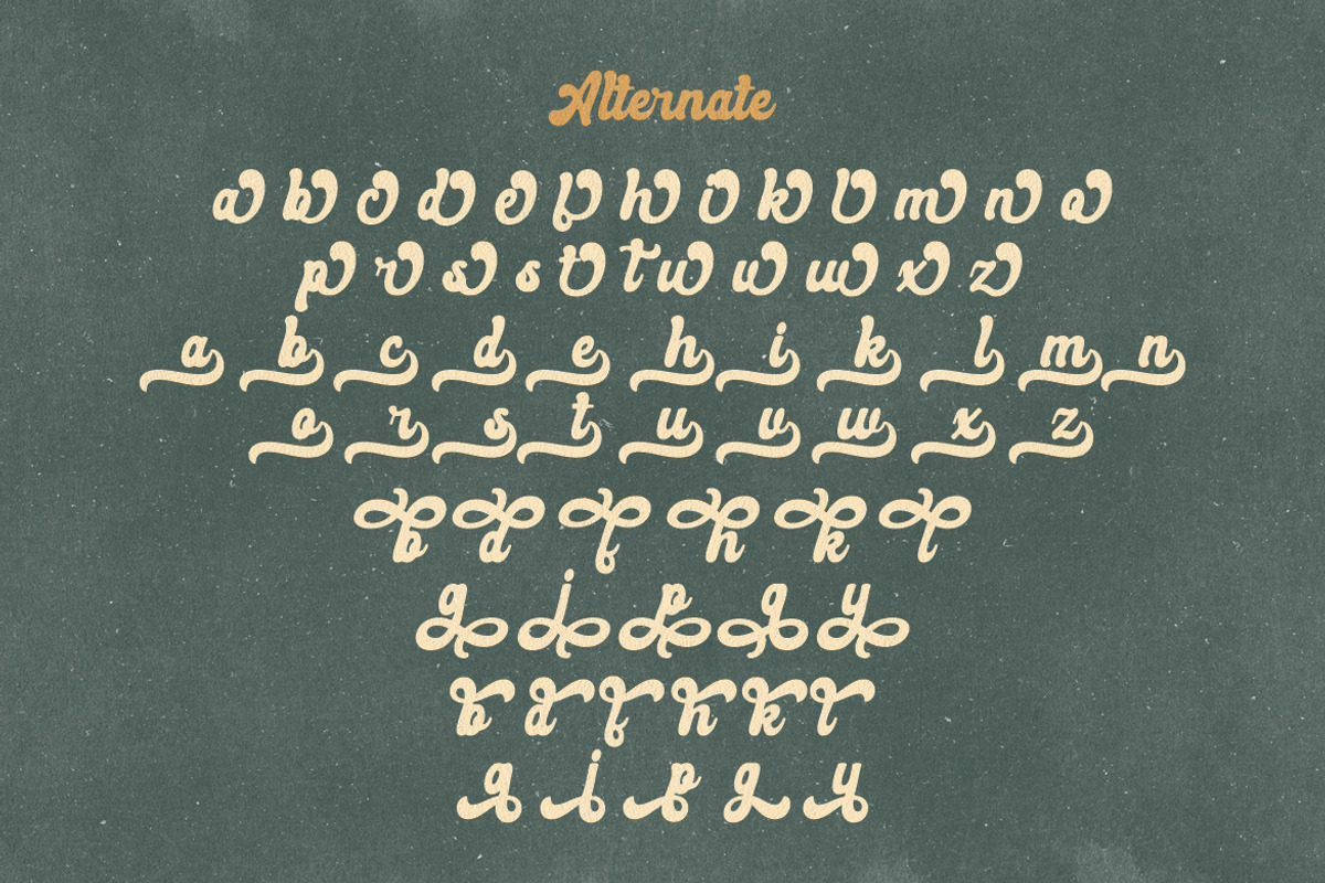 Rodeos - Retro Bold Script Font, a Script Font by HansCo Studio (Photo 6 of 7)