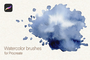 Watercolor Brushes for Procreate App