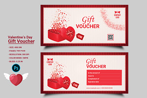 Valentine Day Gift Voucher V08