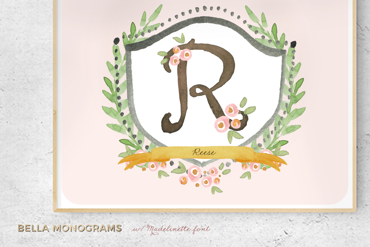 Bella Monograms & more, an Illustration by KLUGE+CO (Photo 8 of 11)