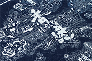 Hong Kong Map Illustration, a Work Illustration by Fundamental Studio (Thumbnail 2 of 12)