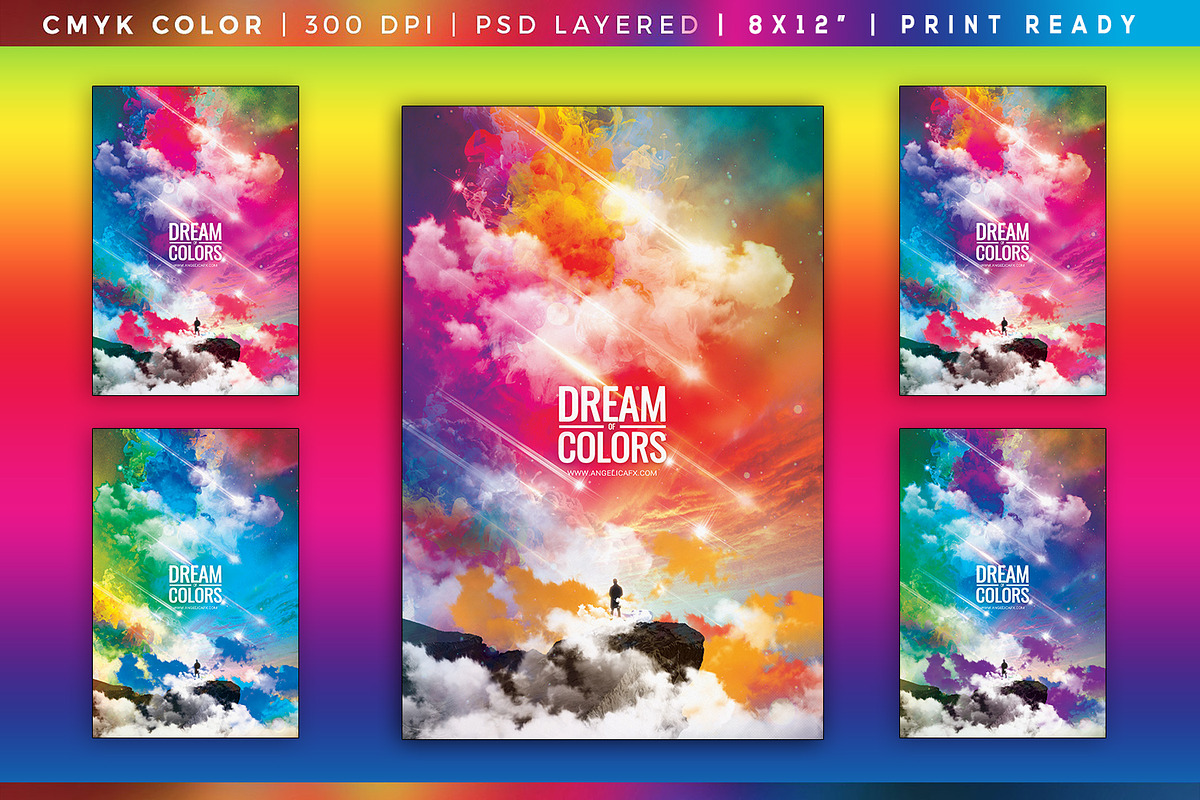 Dream of Colors Artwork PSD, a Flyer Template by angelicafx (Photo 1 of 2)