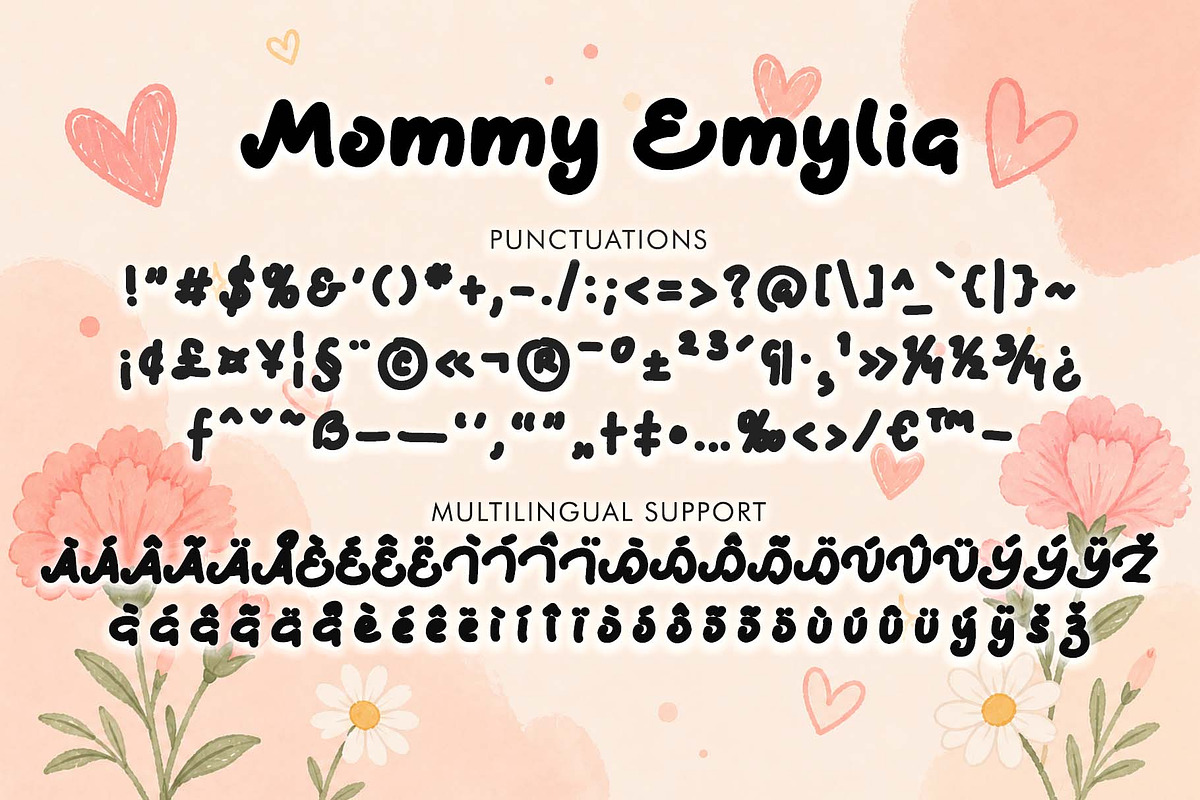 Mommy Emylina, a Handwritten Font by Yoga Letter (Photo 5 of 5)