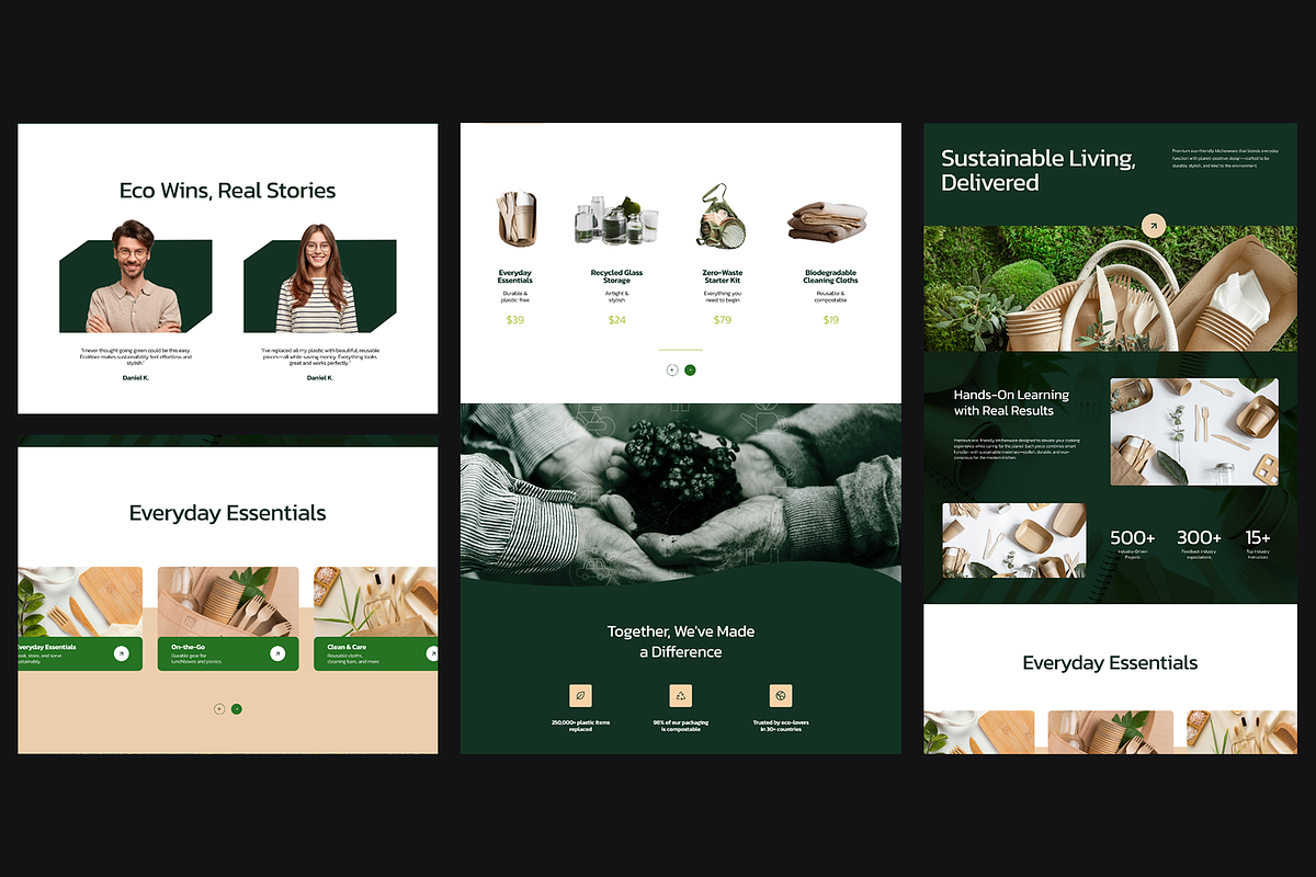 Figma Ecommerce Landing Page, a Landing Page Template by Musara (Photo 4 of 5)