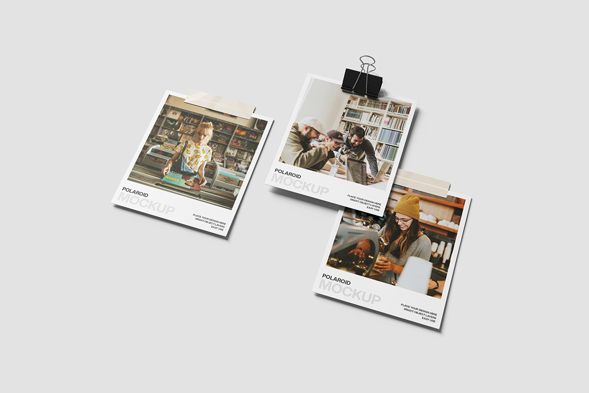 Polaroid Mockup, a Product Mockup by Indah (Photo 6 of 6)