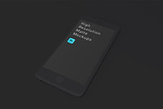 High Resolution Matte Mockups, an iPhone Mockup by vsdsgn (Thumbnail 4 of 8)