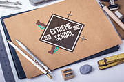 Ski Winter Sports Logo, an Illustration by Iryna Danyliuk (Thumbnail 6 of 8)