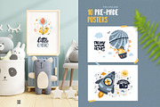 Air Bears vector clipart, an Animal Illustration by Brandianna (Thumbnail 8 of 11)