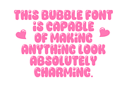 Pretty Bubble - Cute Springy Font, a Sans Serif Font by KiddoGlyphs Studio (Thumbnail 4 of 5)