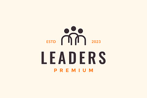 people group team community logo, a Branding & Logo Template by devastd