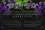 Anomale - Dark Tribal Font, a Blackletter Font by Artisan Themes (Thumbnail 10 of 11)