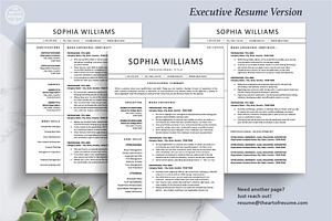 CV Resume Template Word & Pages