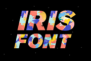 Iris SVG Font, a Font by yaisalinas (Thumbnail 1 of 11)