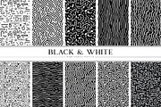 Black And White Pattern Bundles, a Pattern Graphic by Vibrand Studio (Thumbnail 10 of 11)