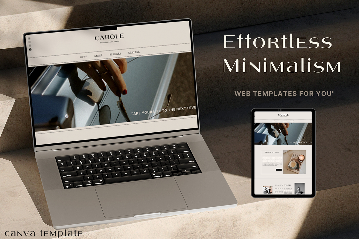 Clean and Crisp: Minimal Website, a Websites & App Template by Prodesign (Photo 1 of 4)