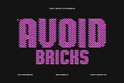CS Avoid Bricks, a Sans Serif Font by Craft Supply Co. (Thumbnail 1 of 8)