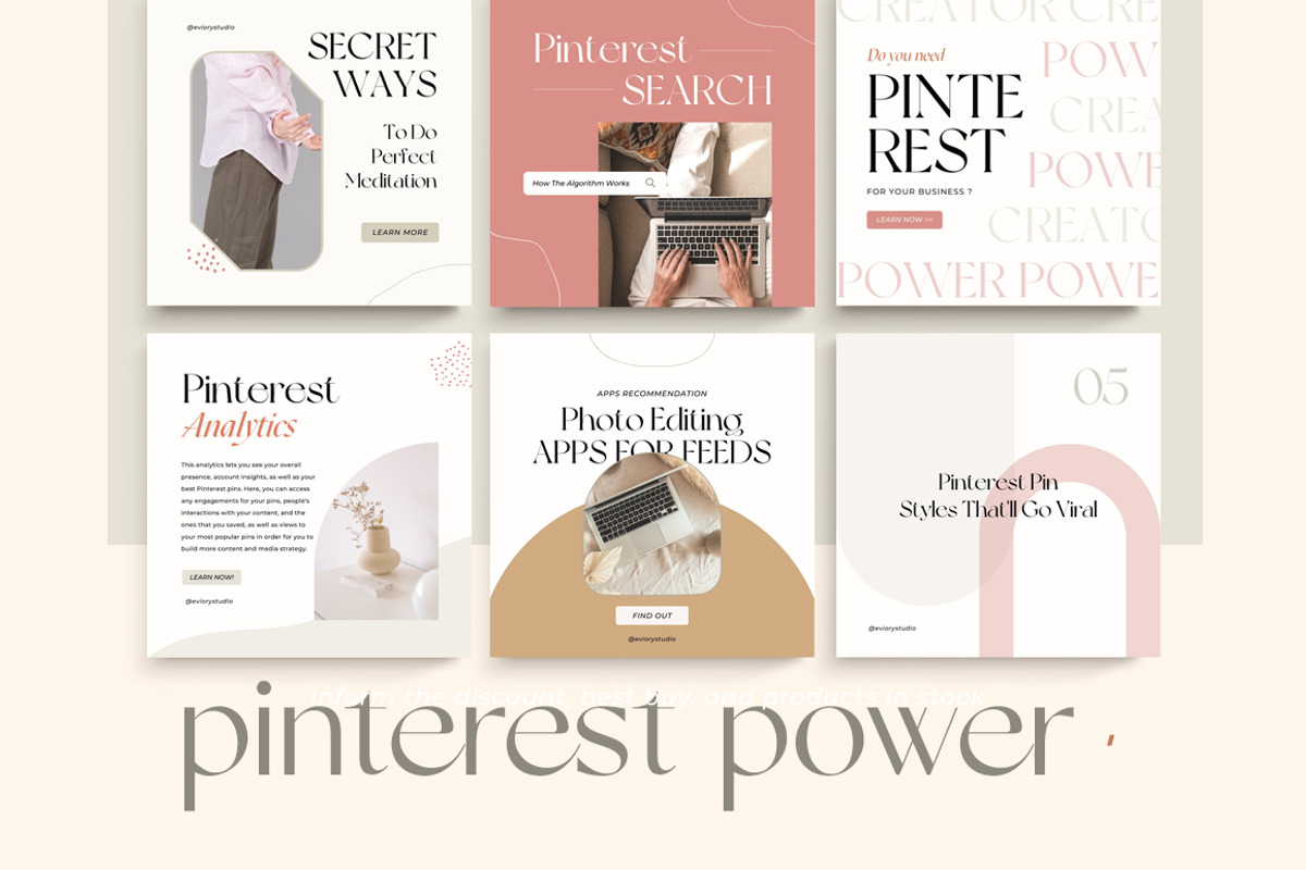 SALE Insta Ladypreneur Coach CANVA, a Social Media Template by Eviory (Photo 9 of 36)