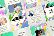 Instagram Colorful Template & Quotes, a Social Media Template by Bonumo (Thumbnail 4 of 15)