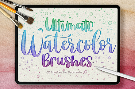 Ultimate Watercolor Brushes, a Brush Add-On by The Creative Bix