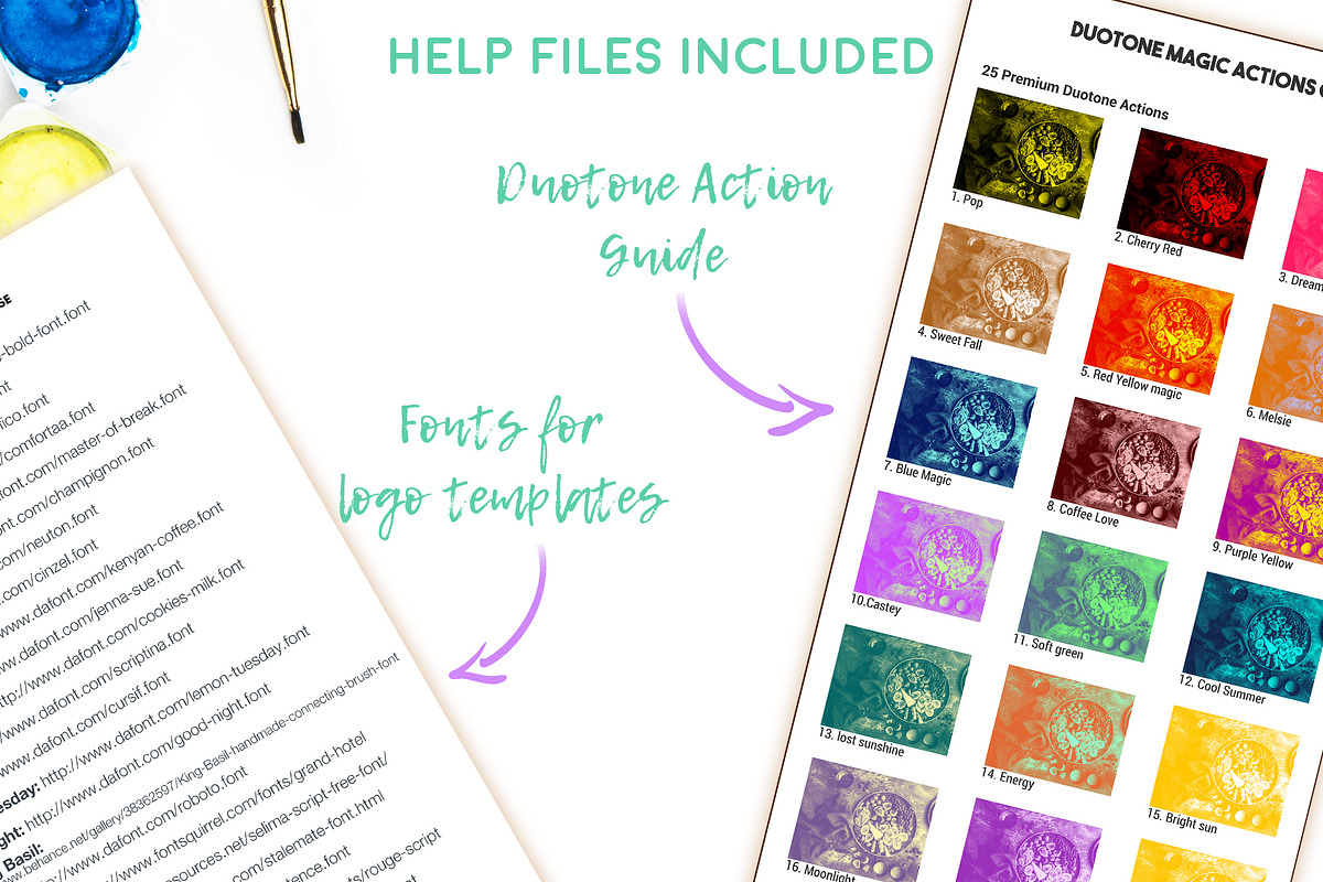 Duotone Magic- Photoshop actions, an Action Add-On by Pulp Creative Studios (Photo 4 of 8)