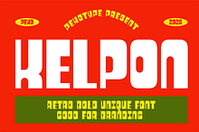 Kelpon -Unique Display Branding Font