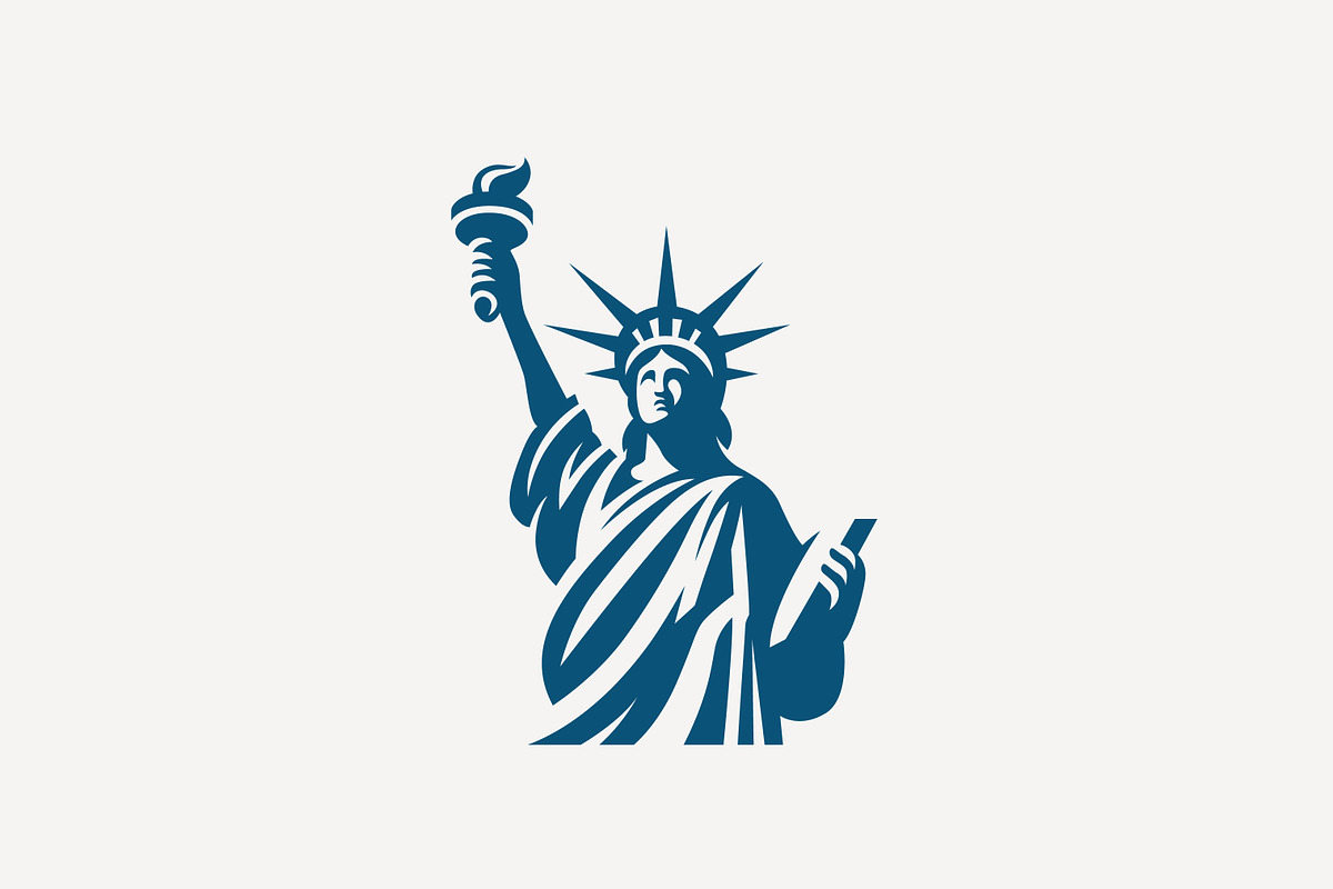 Liberty Statue Logo Illustration, a Branding & Logo Template by Signatoro (Photo 1 of 2)