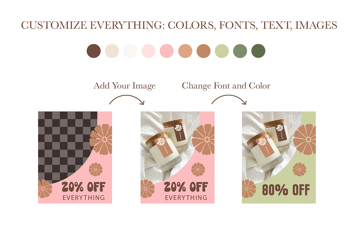 Matisse Botanical Social Media Kit, a Social Media Template by Lettering_Logo (Photo 7 of 7)