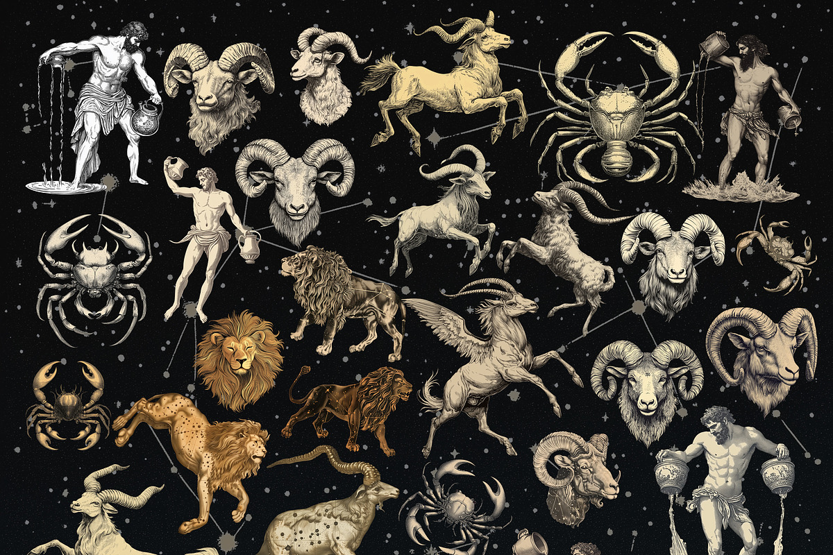 Vintage Collage Creator 1775+, a Decorative Illustration by Chikovnaya (Photo 12 of 17)