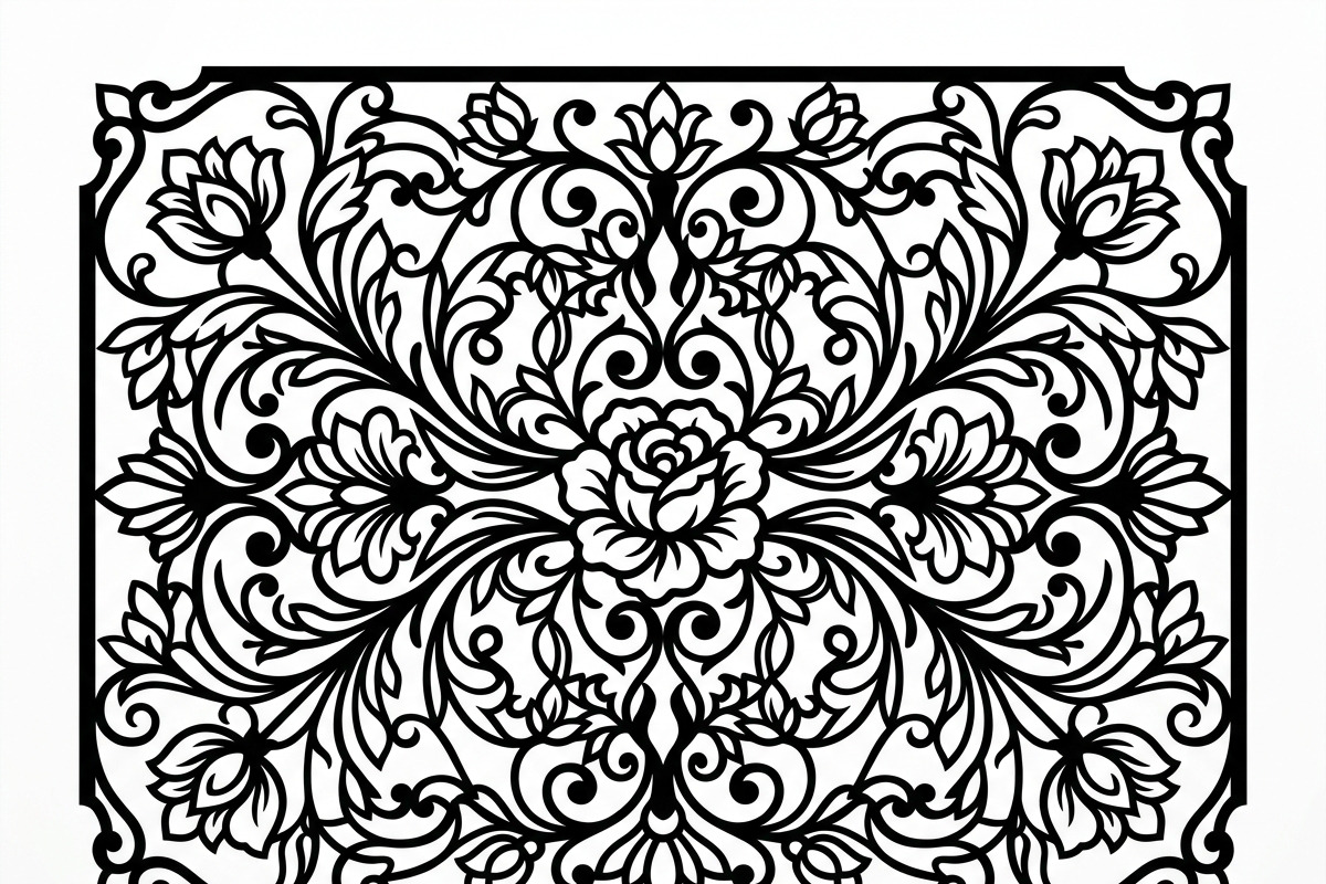 50 Elegant Floral Wall Panel, a Decorative Illustration by Amazin_art (Photo 10 of 27)