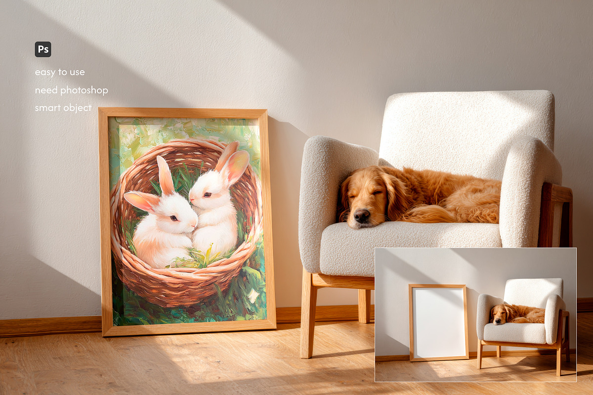 Slow Life Frame mockup, a Household Mockup by Trissa (Photo 5 of 9)