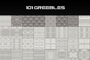 101 Greebles Scifi Panel Textures, a Texture Graphic by Material Forge (Thumbnail 3 of 3)