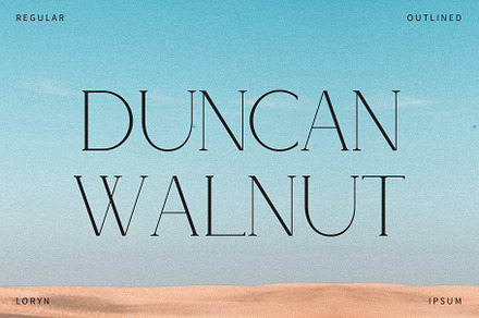 DUNCAN WALNUT